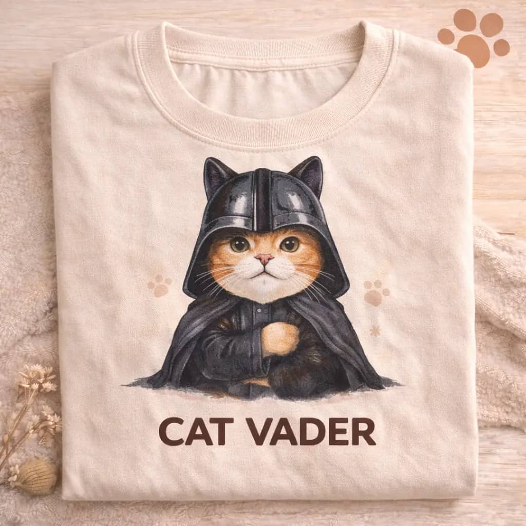 Cat Vader T-shirt