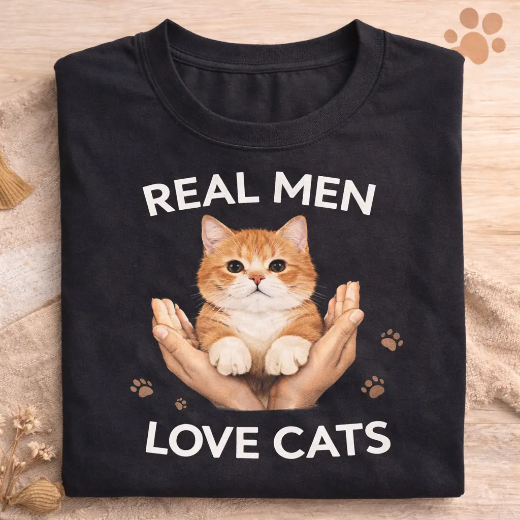 Real Men Love Cats T-shirt